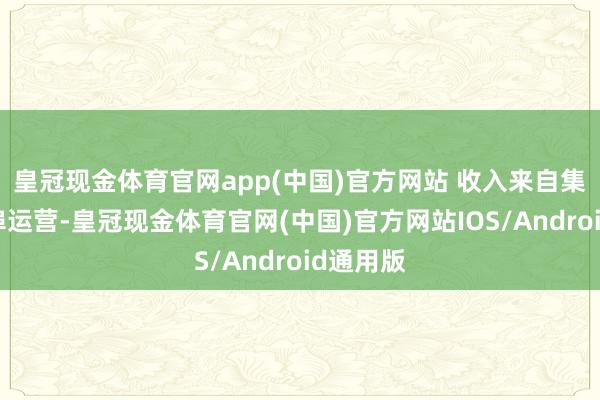 皇冠现金体育官网app(中国)官方网站 收入来自集装箱船埠运营-皇冠现金体育官网(中国)官方网站IOS/Android通用版